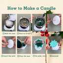 4Pcs Pine Tree Candle Molds, Silicone Candle Molds for Candle Making, 3D Evergreen Tree Molds for Epoxy Resin Soap Chocolate Wax DIY Crafts Home Decor Nature-Inspired Handmade Gift