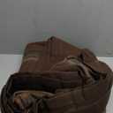 YOUR MOON 100% Pure Merino Wool Queen Size, Australian Organic Natural Wool Blanket, Hypoallergenic Wool Blanket for Bed, Medium Weight(Plaid Brown, 90 * 90)