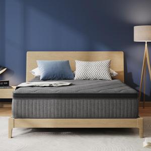Avenco Twin Mattress, 10 Inch Twin Size Mattress in a Box, Medium Firm Hybrid Mattresses with Smarts™ Coil and Gel Memory Foam for Cool Night Sleep & Pressure Relief, CertiPUR-US Certified