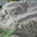 inchgrass Faux Fur Blanket Luxury Fur Throw Blanket Super Warm Elegant Cozy Fuzzy Throw Blankets for Couch,Armchair and Bed Washable Blankets 60"x80" Beach Wool Throw Blankets