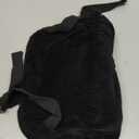 Small Mini Backpack Purse for Women Travel Corduroy Bag for Women Cute Aesthetic(Black)