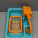 kathson Bird Bathtub,Parrot Shower Box,Automatic Parakeet Bathtub with Faucet,Bird Bathing Tub Container Cage Accessory or Small Medium Birds Cockatiel Lovebird Budgie