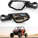 KIWI MASTER Side Mirrors for 2020-2026 Polaris RZR Pro XP, Pro S, Pro R, Turbo R/ 4 Accessories, Adjustable Folding Rear View Mirror 2883762, Pair