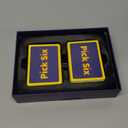 Pick Six  The Ultimate Football Themed Card Game! Strategic Card Game for Kids and Adults. Great for Parties and Game Nights. 2-5 Players, Ages 7+.