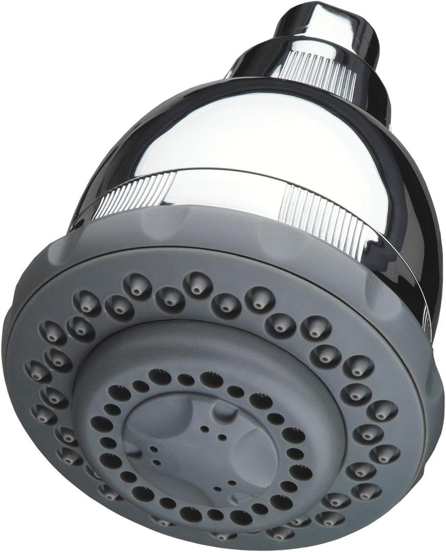 Culligan Wall-Mounted Water Filtered Shower Head with Massage, Chrome Finish (10,000 Gallon)