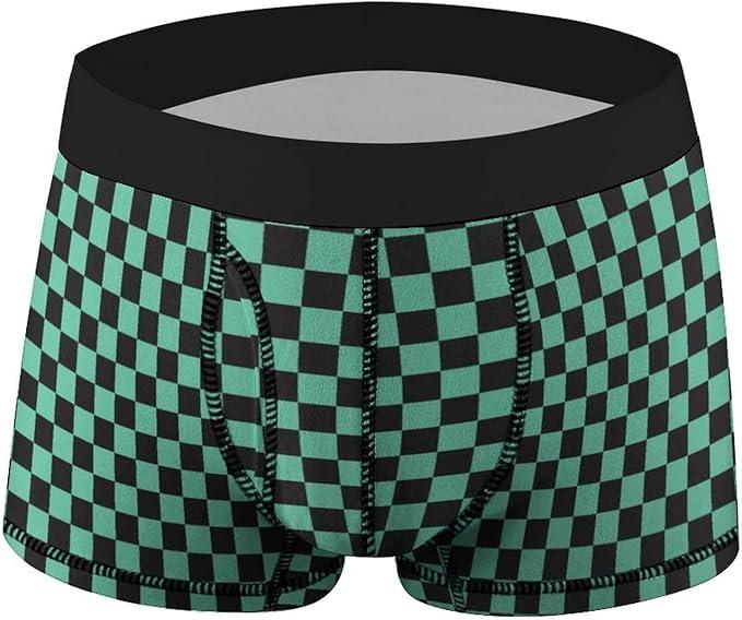 Amazon  Essentials Boys' Cotton Boxer Briefs Underwear (Previously Spotted Zebra), Pack of 7, Black/Grey/Pizza/Sharks/Checked, X-Small
