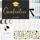 35 Pcs Graduation Guest Book 2026 Grad Signature Book Photo Sign for High School College Students Graduation Party Decorations