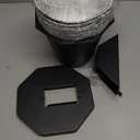 Upgraded Grease Bucket with Lid & 12-Pack Liners - Modified Traeger Accessories, Drip Bucket for Traeger, Pit Boss, Z Grills, Recteq, and More, Smoker Bucket with Grease Catcher for Pellet Grill