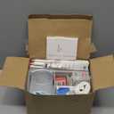 White Desk Accessories, 25Pcs White Office Supplies and Desk Organizers, with Tape Dispenser, Stapler, Staple Remover, Ect, Infuse Your Space with Porcelain Serenity, Back to School