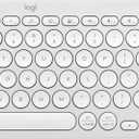Logitech Pebble 2 Combo, Wireless Keyboard and Mouse, Quiet and Portable, Customizable, Logi Bolt, Bluetooth, Easy-Switch for Windows, macOS, iPadOS, Chrome - Tonal White