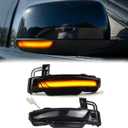 2Pcs Amber Sequential Blink Dynamic LED Side Mirror Marker Lights for Dodge Durango WD 2011-2022 2023