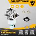 594605 792768 Carburetor Kit Compatible with 591731 796109 594593 794161 795477 14Hp-18Hp Engines Lawn Mower Carb