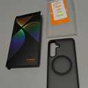 TORRAS Magnetic Shockproof Case for Samsung Galaxy S25 Plus, [12FT Military Grade Protection] [Fit for MagSafe], Translucent Slim Case for Samsung S25+Plus Case Anti-Fingerprint Anti-Scratch, Black