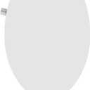 Garvee Bidet Toilet Seat Elongated for Toilet, Dual Nozzle Self-Cleaning PP Bidet Attachment, Non-Electric Feminine Hygiene Toilet Seat Cover for Women, Easy Install, White