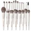 20 Pcs Pro Grade Makeup Brushes Set with Dense Ultra Soft Vegan Bristle,Elegant Design Make up Brushes for Powder, Foundation,Bronzer,Highlight,Face Blending Contour, Concealer, Eye shadow