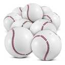 Sumind 16 Pieces Inflatable Bouncing Ball Inflatable Bouncy Toys Balls for Outdoor Kids Adults Pet Party Supplies (Baseball)
