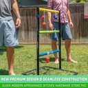 GoSports Ladder Toss Indoor & Outdoor Game Set with 6 Soft Rubber Bolo Balls and Travel Carrying Case - Pro Ladder Toss