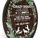 10 x PMB026 Multicolor No Soliciting, Do Not Knock or Ring Bell Sign - 4" x 5" (with Strong Adhesive Tape) for Indoor/Outdoor Home or Business Use