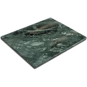 Diflart Natural Marble Stone Cutting Board for Kitchen, 16x20 Inch, Green, Marble Slab Pastry Board Large for Cheese, Serving, Baking, Pack of 1 Piece