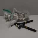 Grommet Tool Kit 1/2 1/4 3/8 Multi-Size Hole Punch, 608 Pcs Heavy Duty Grommets Tool Kit, Eyelets and Grommets for Tarps, Fabric Rings, Leather, Tents, Vinyl, Canvas 