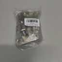 HOSOM Full Overlay Soft Close Cabinet Hinges, 10 Pack Cabinet Door Hinges, Frameless Cabinet Hinges for Kitchen Cabinet Doors, 110 Opening Angle 3-Way Adjustment Concealed European Hinges