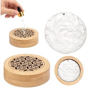 2Pcs Aroma Stone Set, Passive Diffuser, Stone Diffuser Suitable for Meditation Space and Home Fragrance