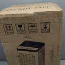 Portable Air Conditioners, Evaporative Air Cooler with Large Water Tank,Potable Ac Unit with 3 Speeds Settings, 7H Timer,4 Ice Park,Windowless Swamp Cooler Fast Cooling for Bedroom, Office, Kitchen