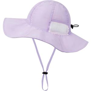 Kids Bucket Hat UPF 50+ Sun Hats for Toddler Beach Hat Boys Girls Wide Brim Kids Fishing Safari Hat Outdoor