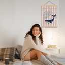 ignytiger Ocean Whale Wall Art, Stay Wild Ocean Child Wall Hanging Frame Poster Coastal Beach Decor for Kids Girl Toddler Nursery Bedroom Playroom, 12x16 Inch (YB-GUAHAU killer whale)