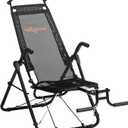 BODYRHYTHM Core & Ab Lounge Workout Chair, an Fitness System for Muscle Activating Workout and Inversion Therapy for Back Relief to Burn Calories and Work Muscles Simultaneously (Black)