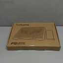 Laptop Cooling Pad with 12 Quiet Fans, Slim Portable for 12-17.3 Inch Laptop Cooler Stand with 5 Height Adjustable, Ergonomic Gaming Cooling Fan Pad with Two USB Ports & Phone Holder (Gear)