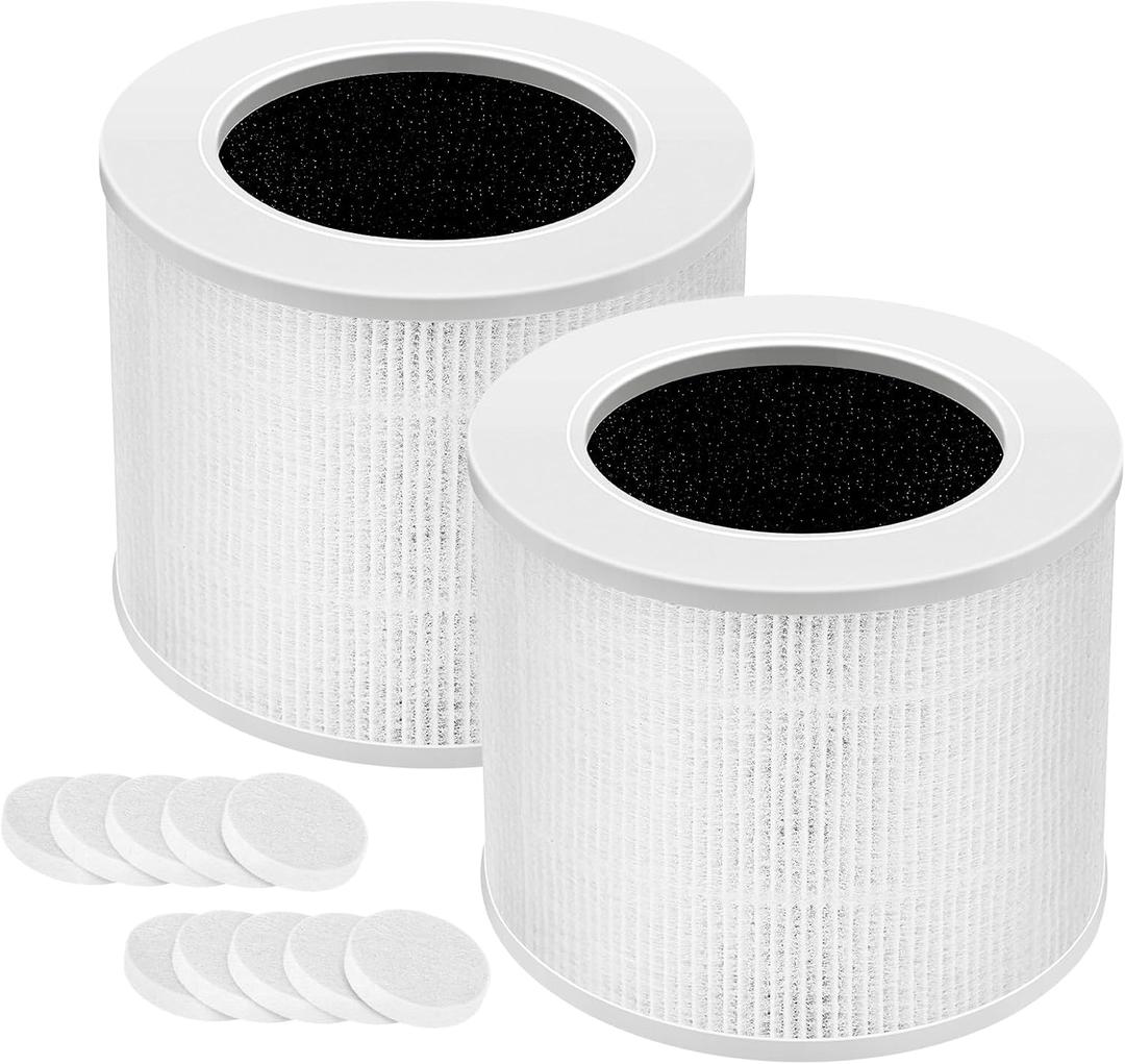2 Pack Core Mini Replacement Filter for LEVOIT Core Mini-P Air Purifiers, Core Mini-RF Filter Replacement
