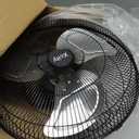 14 Inch Floor Fan, Max 2100 CFM Industrial Fan, 3-speed and 360°Adjustable Tilt, Metal Construction and Aluminum Blades, Ideal for Warehouse, Workshop, Factory, Garage