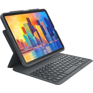 ZAGG Pro Keys Detachable Case and Wireless Keyboard for iPad Air 11" (M3)/ Air 10.9" (Gen 4, Gen 5), iPad Air 11" (M2) - Bluetooth Pairing, Backlit Laptop-Style Keys, Apple Pencil Holder, Black (iPad 10.9 in)