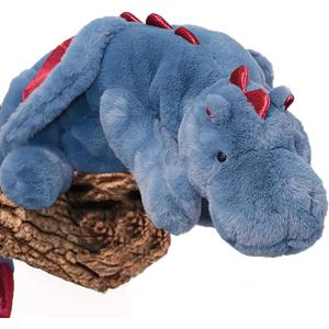 YOUBLEK 40In 5Lb Weighted Stuffed Animals,Cute Plush Dragon,Weighted Stuff Dinosaur Toy for Kids Adult Gift or Decoration (5lb, Blue)
