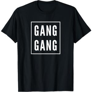 Theo Von Funny Gang T-Shirt - Unisex Adults - Black - Small - Short Sleeve - Crew Neck - Modern Humorous - Unique Funny Design