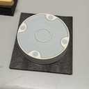 8.26 in Grey Dog Bowl Slow Feeder Ceramic for Medium and Large Breed, Elevated/Raised Slow Feeding Dog Food Water Dish Heavy Weighted, Puppy Dish for Fast Eaters, Puzzle Eating Bowl Modern Maze