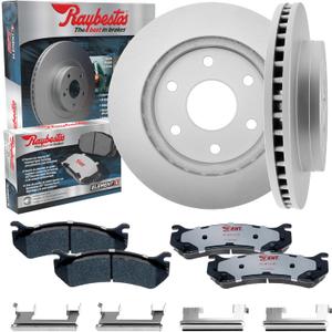 Raybestos E3K50020 Element3 Front Brake Kit with Disc Rotors and Hybrid Brake Pads for Cadillac Escalade ESV/EXT, Chevy Astro/Avalanche/Silverado 1500/Suburban 1500, GMC Safari/Yukon/Yukon XL 1500