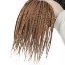 6 Packs Box Braids Crochet Hair Crochet Box Braids Pre-looped Synthetic Hair Crotchet Box Braids Hair 22 Inch (1B/30, 22inch)