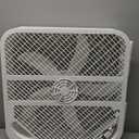 Genesis 20" Box Fan, 3 Settings, Max Cooling Technology, Carry Handle, White (G20BOX-WHT)