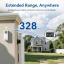 Weather Stations Wireless Indoor Outdoor, Indoor Outdoor Thermometer Wireless with Digital Atomic Clock, Large Display, Barometric Pressure, Forecast, Adjustable Backlight, Contemporary