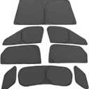 Car Window Sunshades for JAECOO J7 2024 2023 Screen Front Windshield Sunshade Curtain Window Insulation Sunshade Net Windshield Sunshade (1set-8Piece)