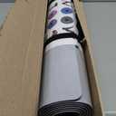 COOLMOON Yoga Mat Non Slip, Anti-Tear 1/4 Thick TPE Yoga Mats for Women and Men, 72"x24" Exercise & Fitness Mat with Carrying Strap, Workout Mats for Yoga, Pilates and Floor Exercise (Gray)