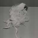 White Wig 26 Inch Long Wavy Wig for Women - Heat Resistant Synthetic Hair Middle Part Curly Wig Natural Look for Daily Party Cosplay Costume Use