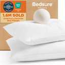 Bedsure Medium Firm King Pillows 2 Pack, Bed Pillows for Sleeping King Size Set of 2, Hotel Quality Premium Down Alternative for Medium Supportive Filling for Side, Back Sleepers