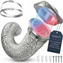 Magnetic Dryer Vent Connector Kit with Quick Connect Dryer Vent Design for Tight Spaces & Apartments, Aerospace Aluminum Body, Strong Hold, Includes 3.3ft Hose & 2 Clamps