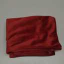 HWY 50 Burgundy Red Velvet Rectangular Throw Pillow Covers 12x20 Inch, Pack of 2 Soft Cozy Solid Decorative Luxury Cushion Cases for Couch Sofa Bed Living Room Bedroom