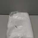 AmazerBath Waffle Shower Curtain White, Stall Shower Curtain 48 x 72 Inches, Fabric Curtain Heavy Duty 240GSM, Hotel Quality Bathroom Curtains