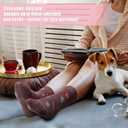 5-6 Pairs Women's Cute Cat Socks Gifts, Funny Novelty Animal Print Crew Cotton Socks Christmas Gifts for Women Girls