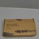 Fuumuui Travel Watercolor Palette 24 Grids Foldable with 2pcs Sable Travel Watercolor Brushes, Portable Walnut Wood Palette Box for Plein Air Painting